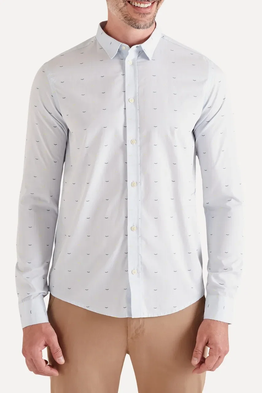 Camisa Jacquard Gaivota