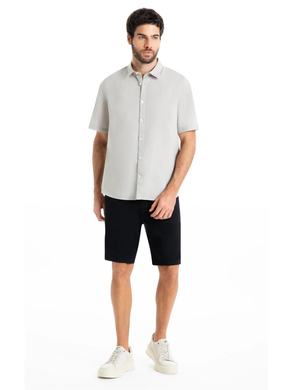 Bermuda Ponto Roma Classic b Faca Preto