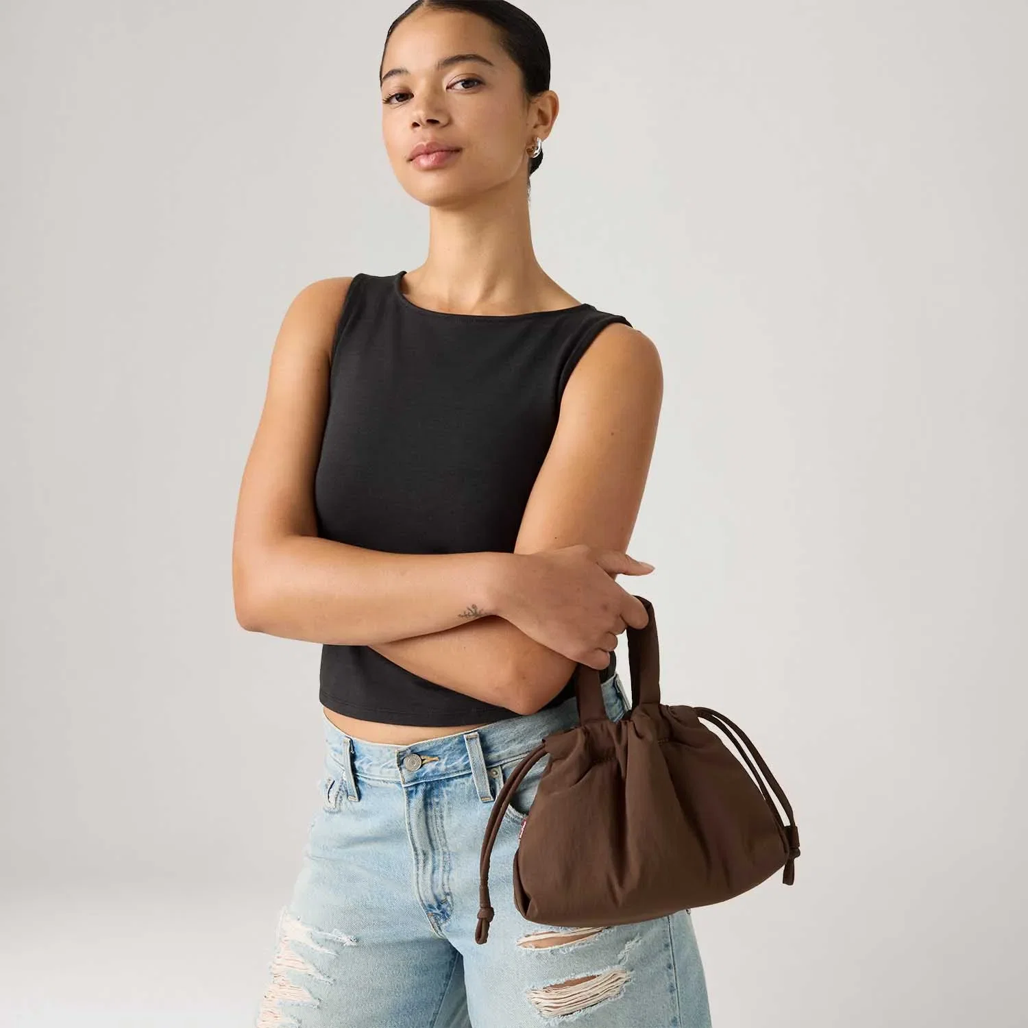 Bolsa Levi's® Small Casey Marrom — imagem 1