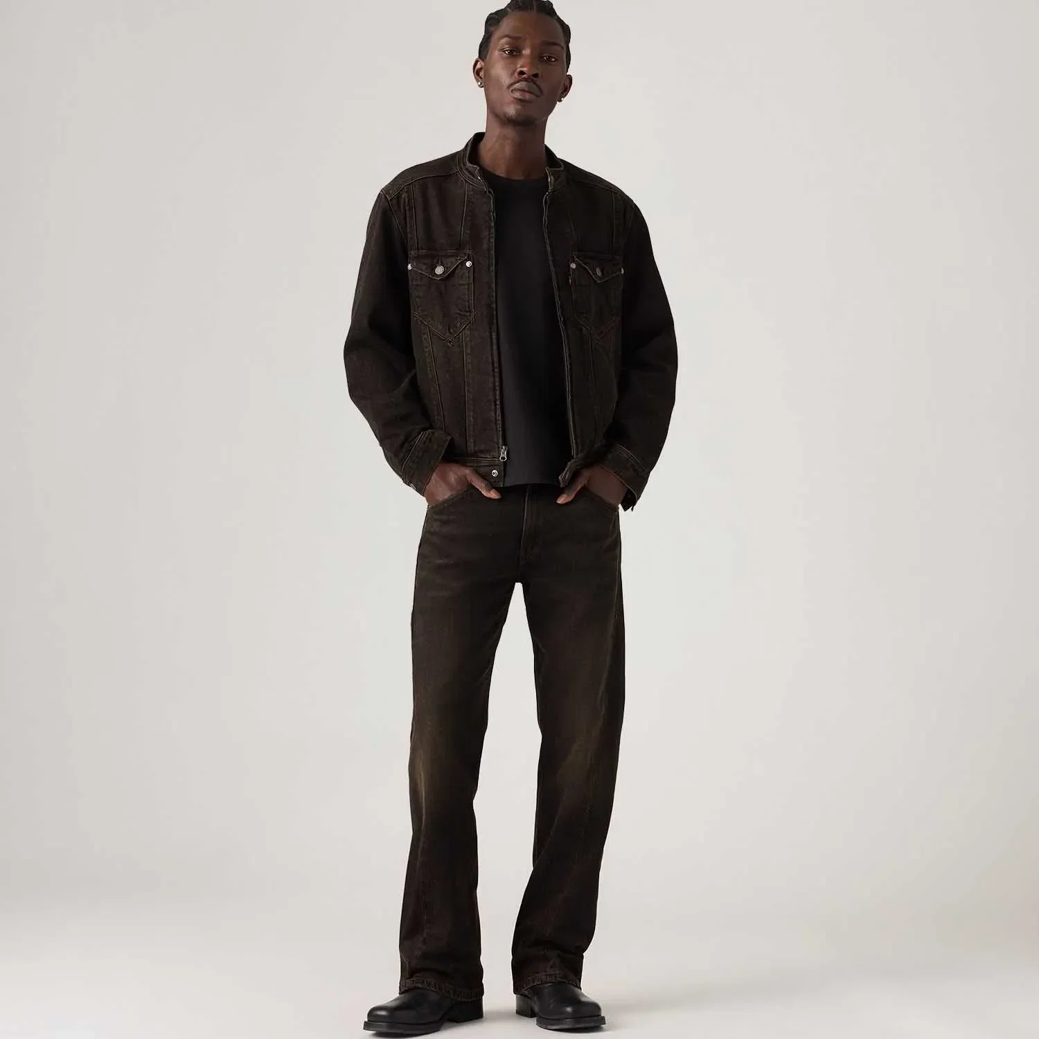 Calça Jeans Levi's® Twisted Slim Flare Lavagem Escura — imagem 1