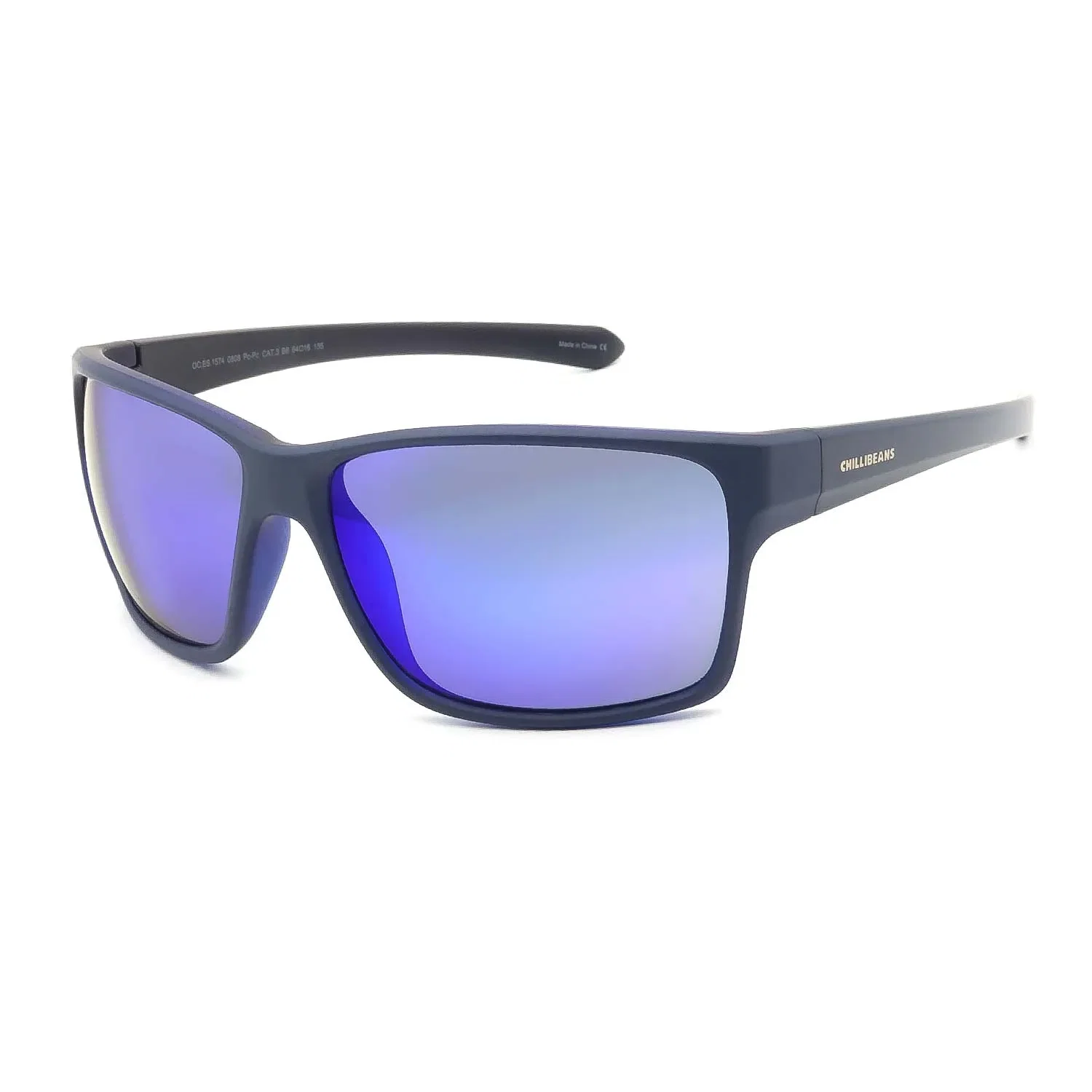 Óculos de Sol Masculino Chilli Beans New Sport Azul Polarizado