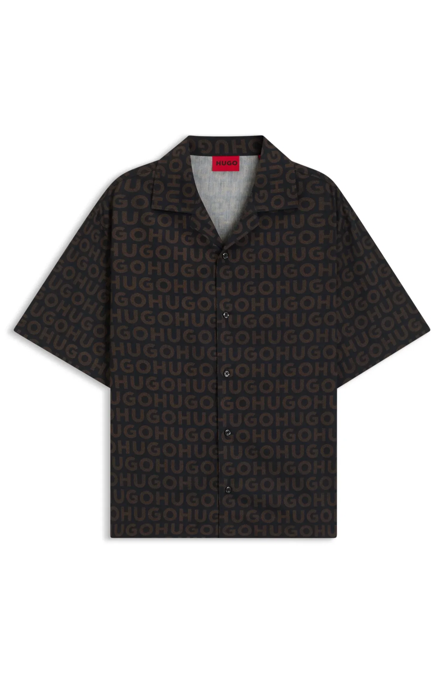 Camisa Oversized Fit em algodão estampada — imagem 1