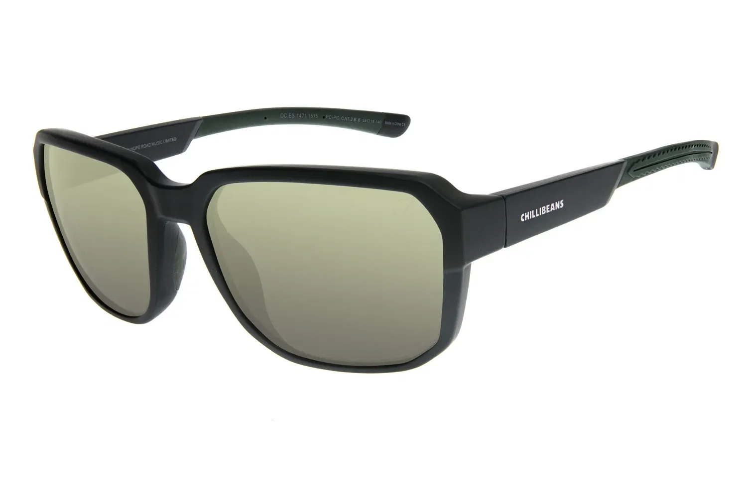 Óculos De Sol Masculino Bob Marley Esportivo Verde — imagem 1