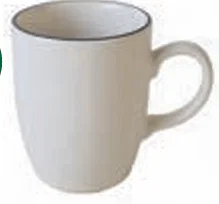 Caneca Olive Stoneware Kenya Branca 300ml