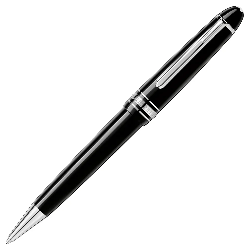 Caneta Montblanc Meisterstück Platinum Midsize Preto Esferográfica - 114185 — imagem 1