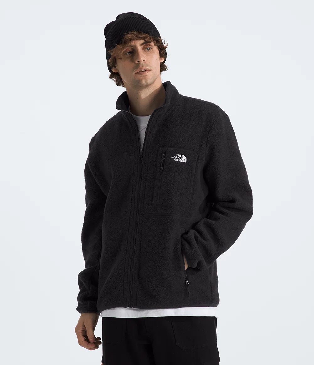 Fleece Masculino Yumiori Full Zip TNF Black