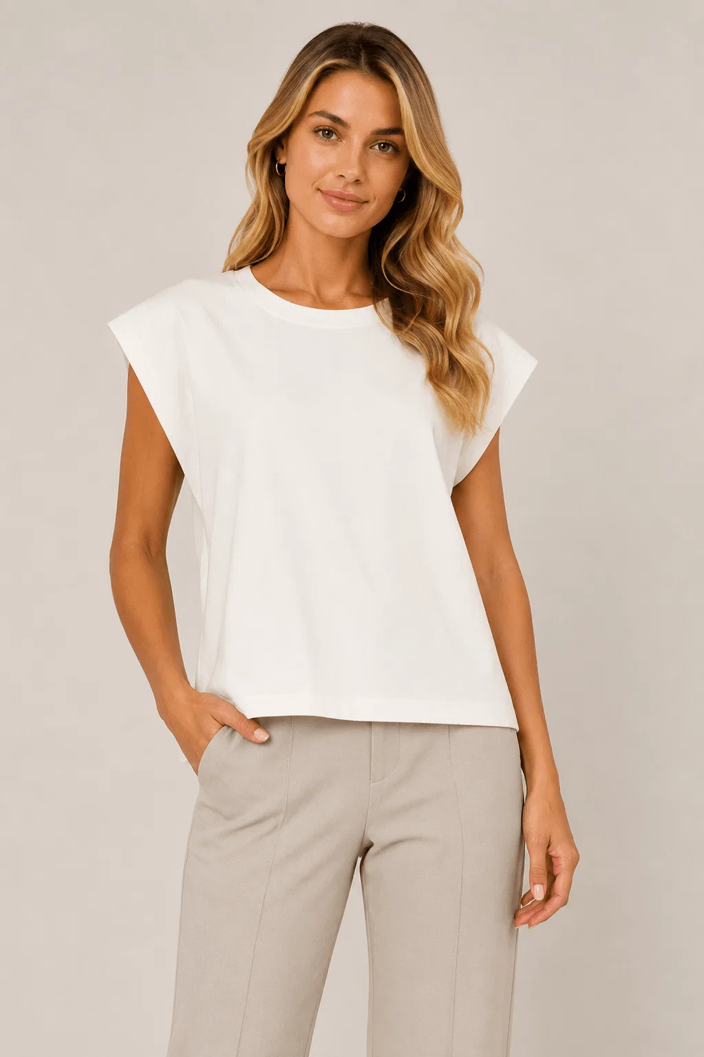 Blusa Manga Japonesa - Off White