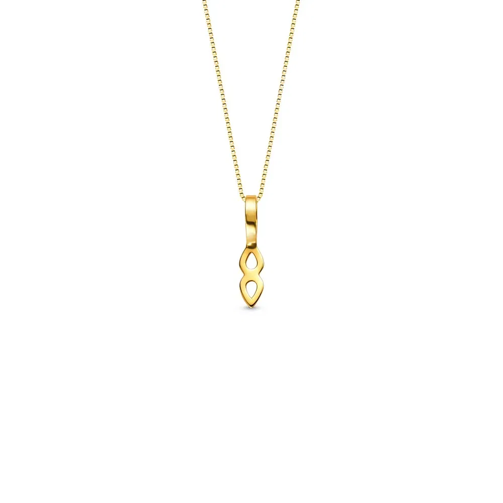 Pingente Gold Pavê em Ouro Amarelo 18k, 12.5mm — imagem 1