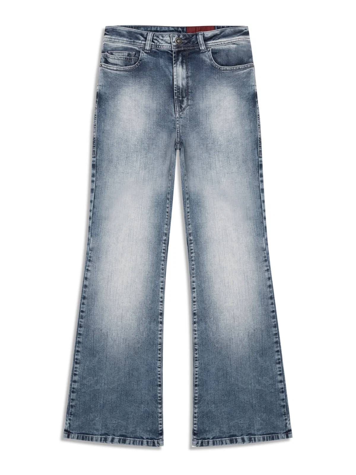 Calça Jeans Dark Forest Gisele Flare Lav. Claro C/Used — imagem 1