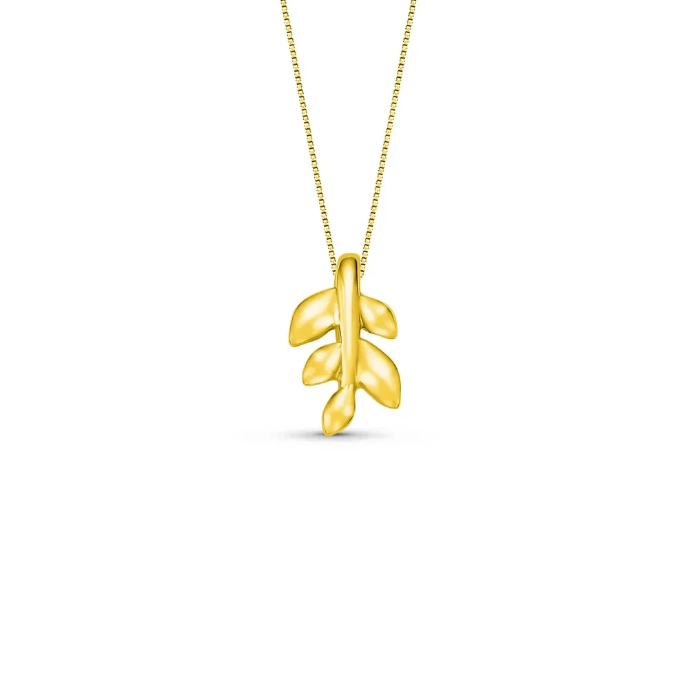 Pingente Nature em Ouro Amarelo 18k, 13mm — imagem 1