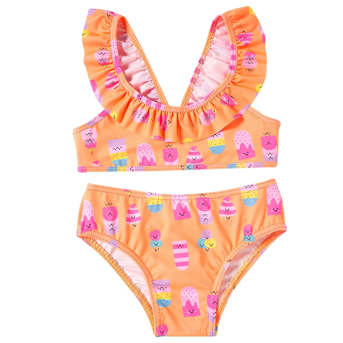 Biquíni Praia Kids Sorvetinho Divertido Lycra Proteção Uv 50+ Tip Top