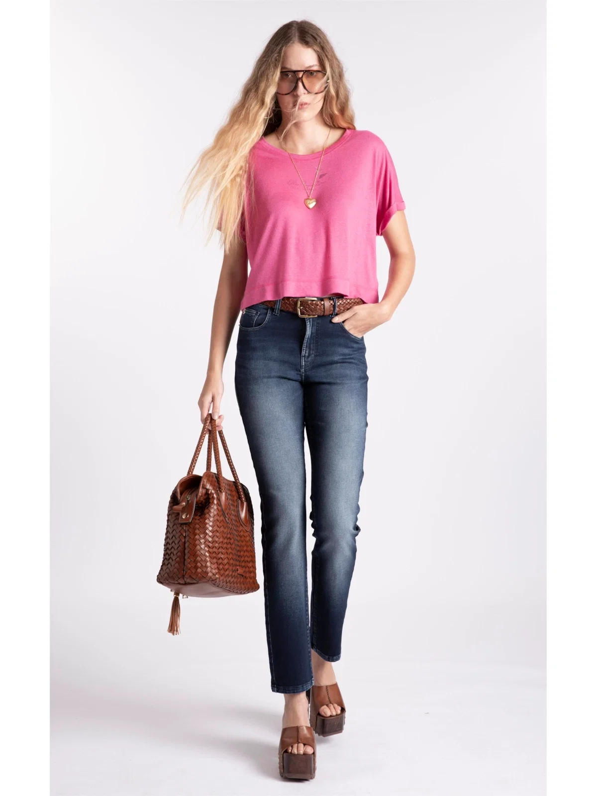Calça Jeans Indigo Skinny Lav.Medio — imagem 1