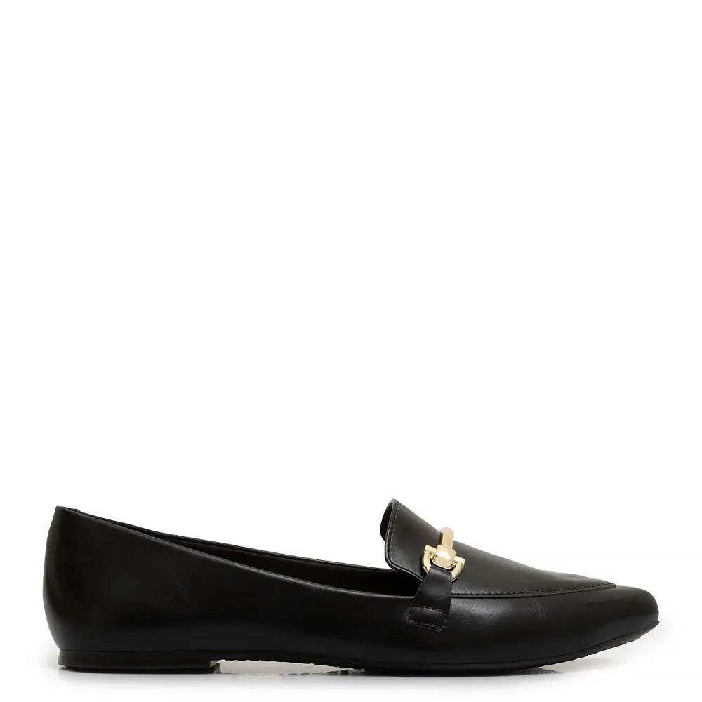 Mocassim Bico Fino Bridão Preto — imagem 1