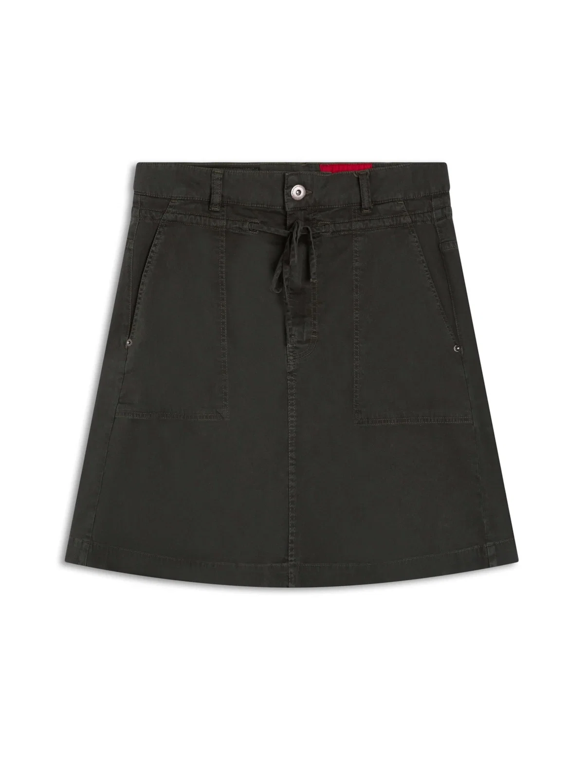 Saia Color Slim Evase Verde Militar — imagem 1