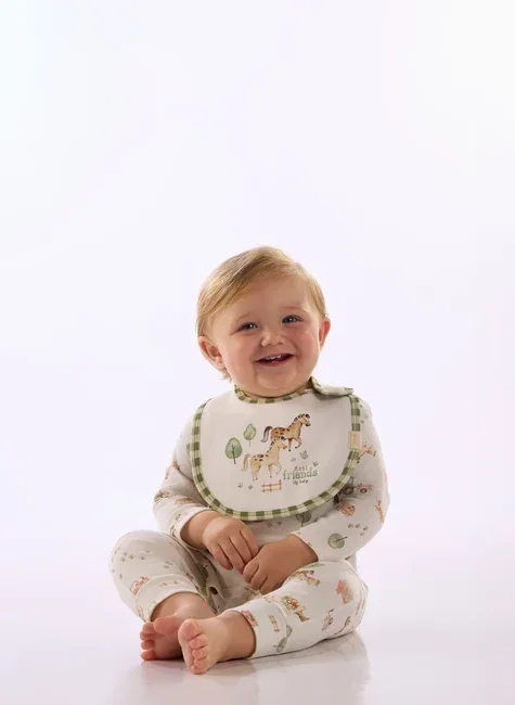 Babador Para Bebê Em Suedine Premium Multicolor Up Baby