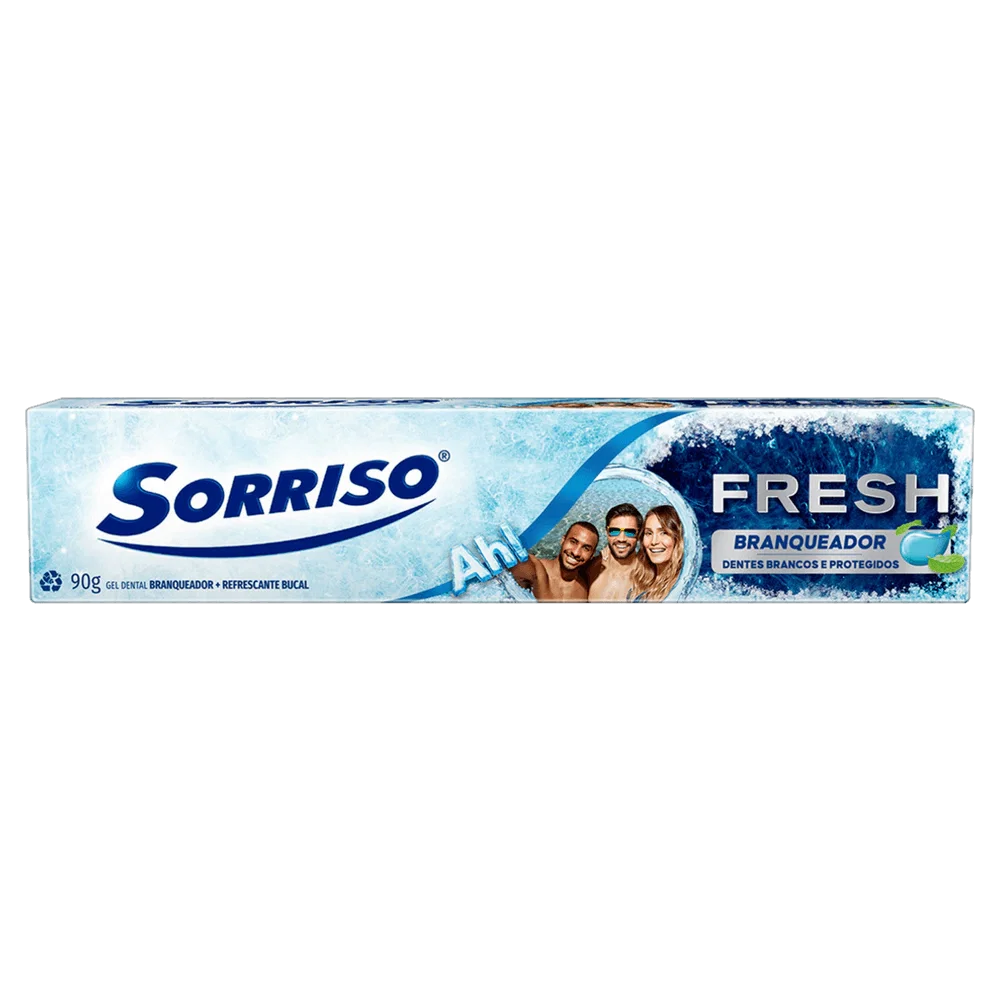 Creme Dental Sorriso Fresh Branqueador 90g