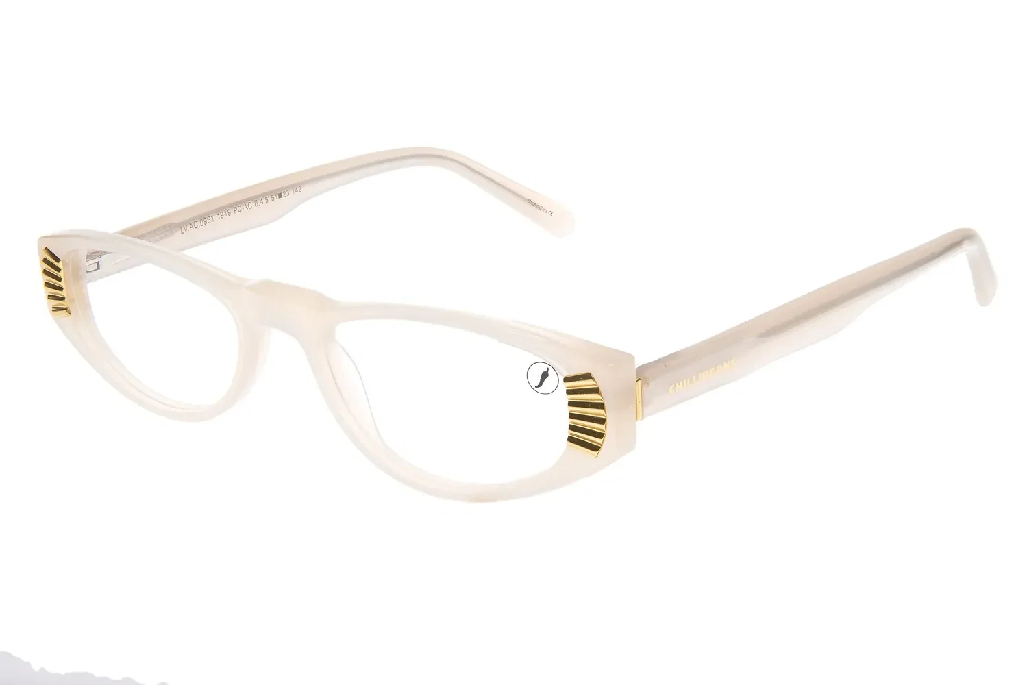 Armação Para Óculos de Grau Feminino Chilli Beans Redondo Branco
