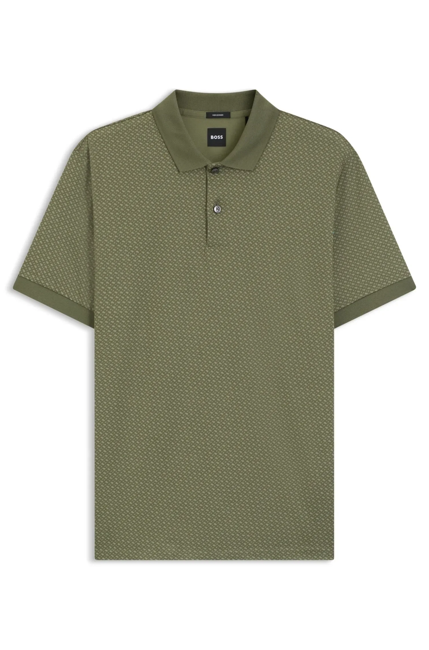 Polo De Algodão Mercerizado Com Monogramas Bicolores — imagem 1