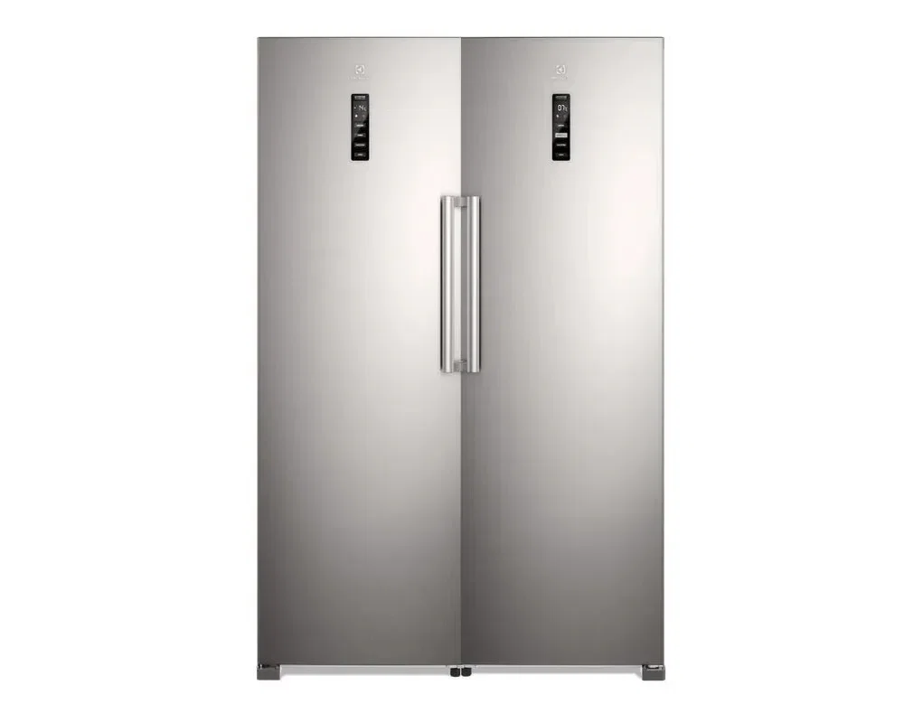 Kit Geladeira Electrolux Frost Free 354L Experience Com Autosense (RTI4S) + Freezer Electrolux 273L Experience Com Inverter cor Inox Twins (FTI4S) — imagem 1