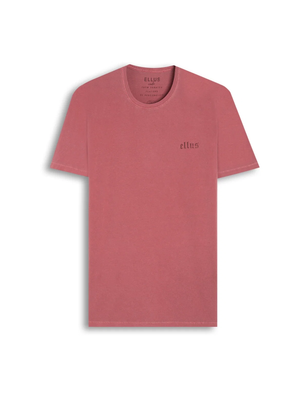 T-Shirt Washed Ellus Gothic Cereja