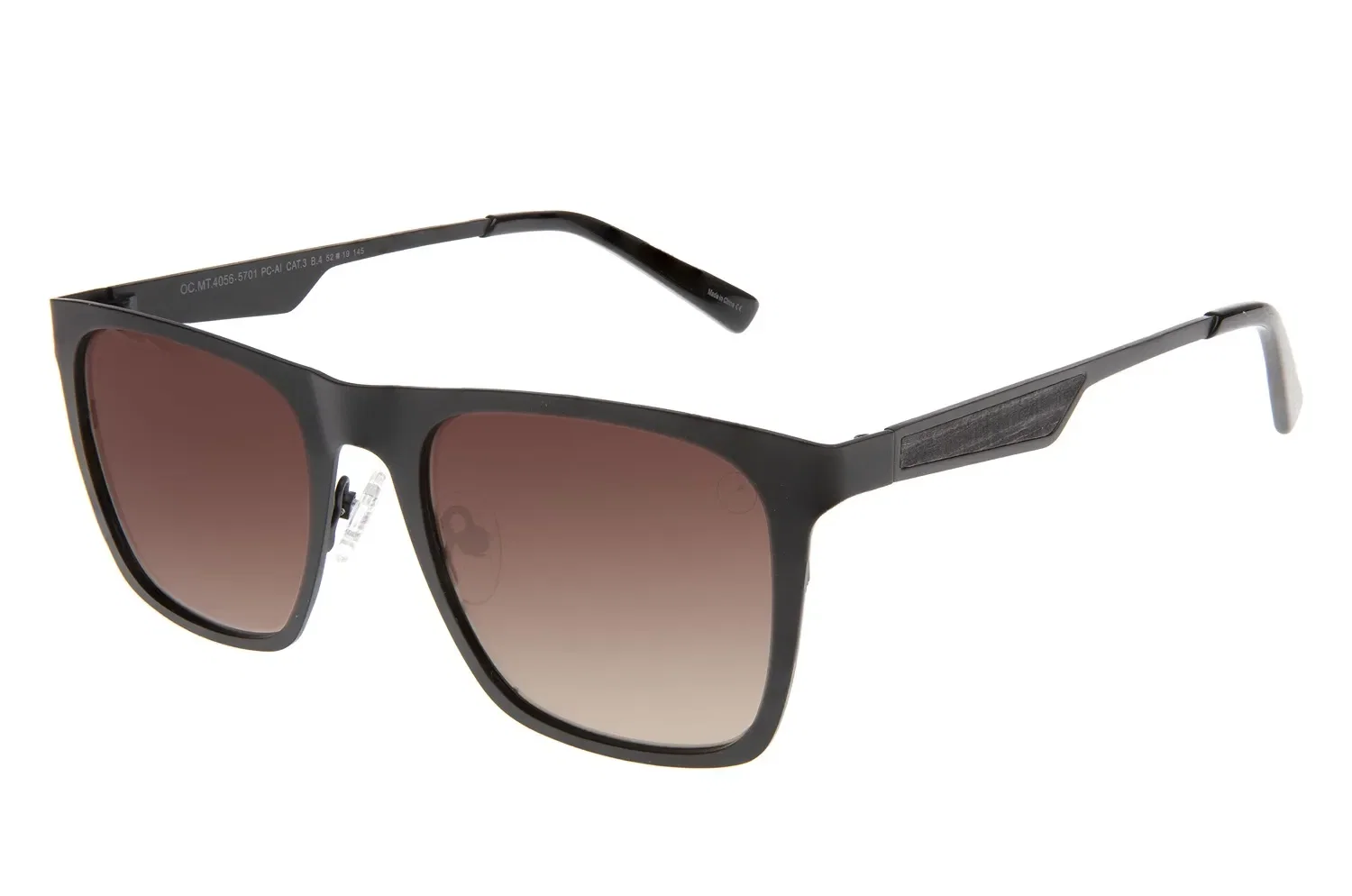 Óculos de Sol Masculino Rock in Rio Quadrado Degradê Marrom