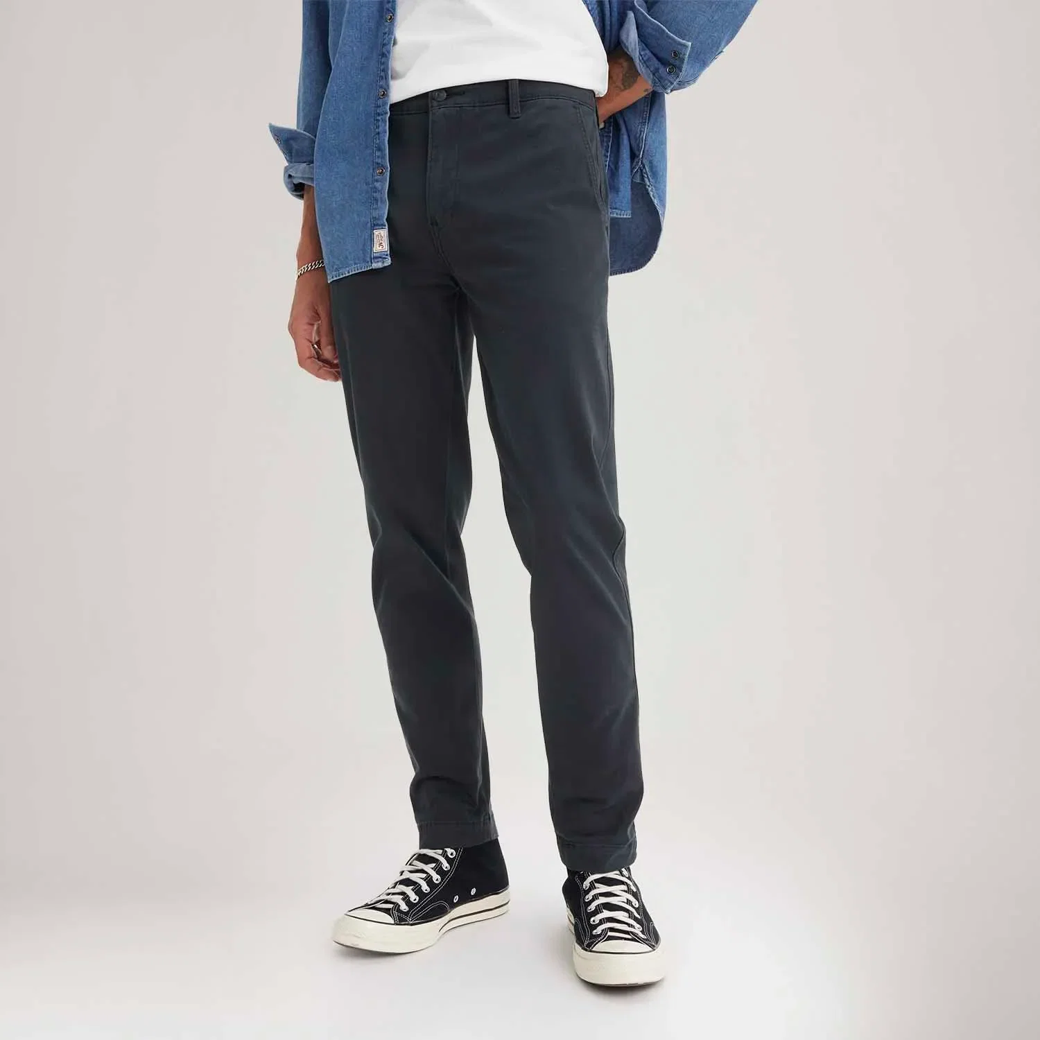 Calça Chino Masculina Tam Adulto — imagem 1
