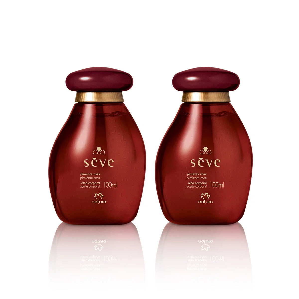 Kit Óleo Desodorante Corporal Sève Pimenta Rosa (2 unidades)