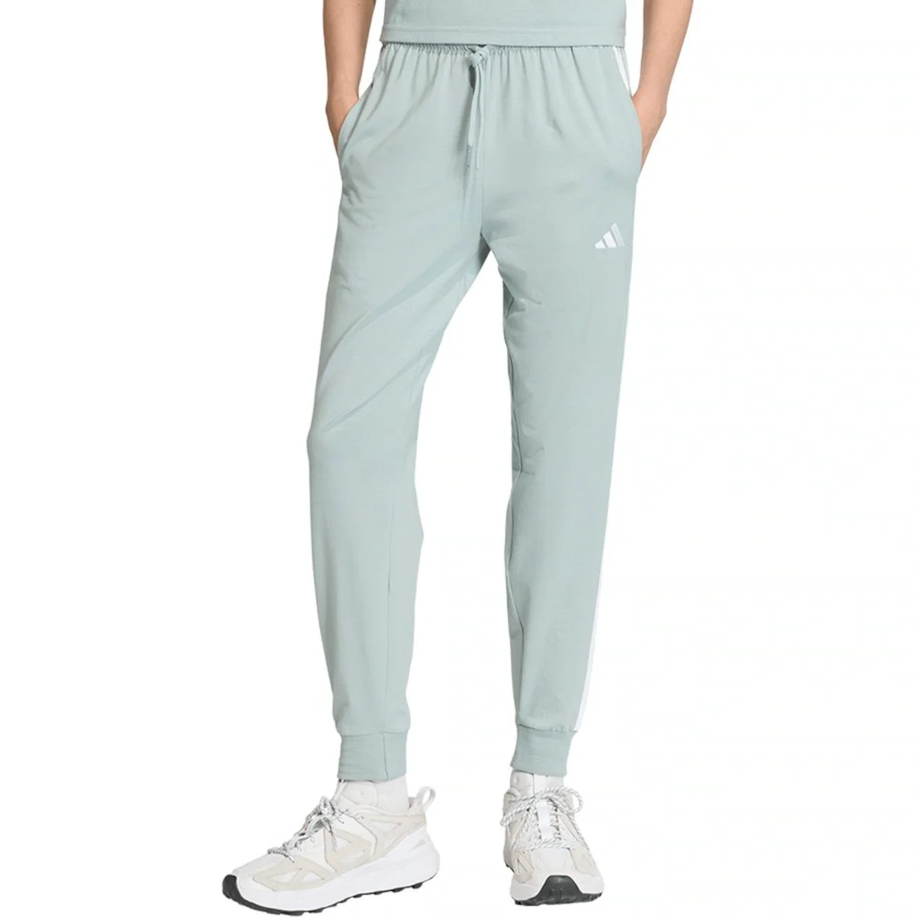 Calça Adidas Single Jersey 3 Stripes Feminina
