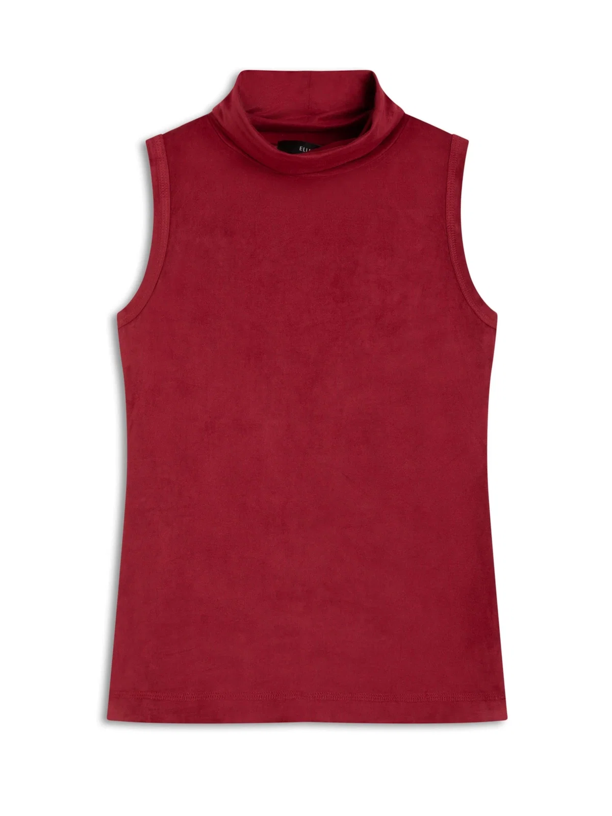 Blusa Jersey Leather Sleeveless Vinho