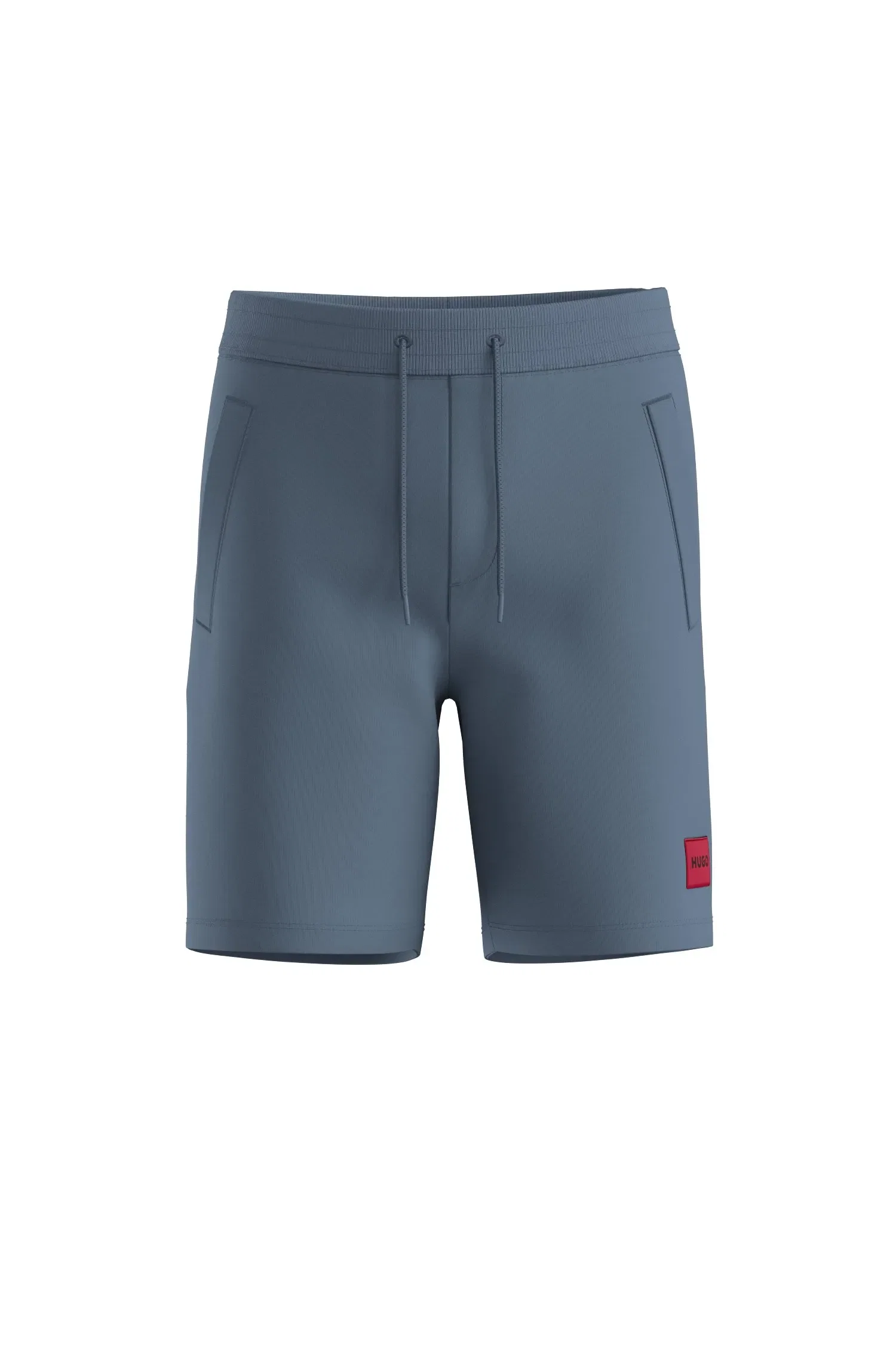 Shorts De Terry De Algodão Com Etiqueta De Logo — imagem 1