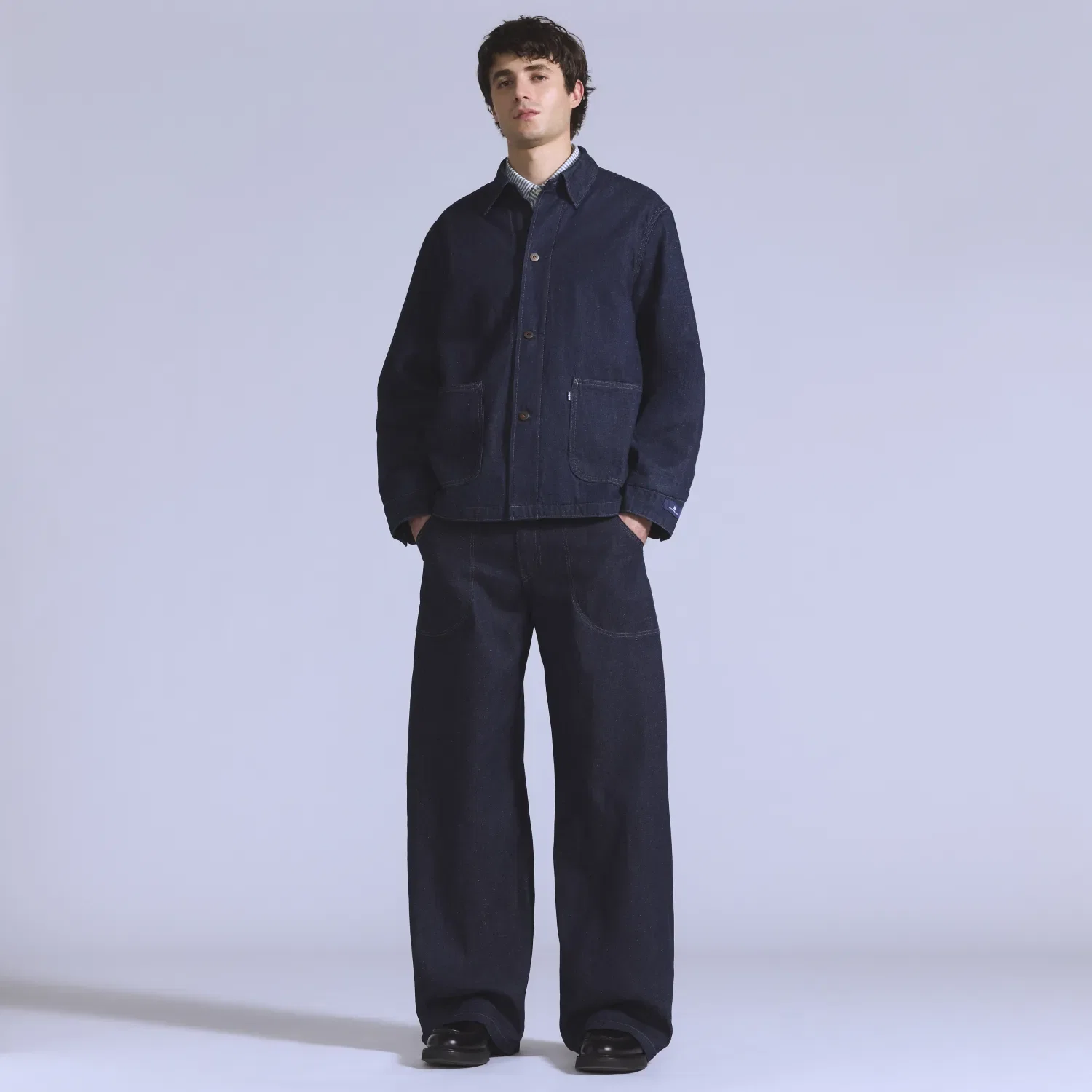 Calça Jeans Levi's® Blue Tab Naval Flare Lavagem Escura — imagem 1