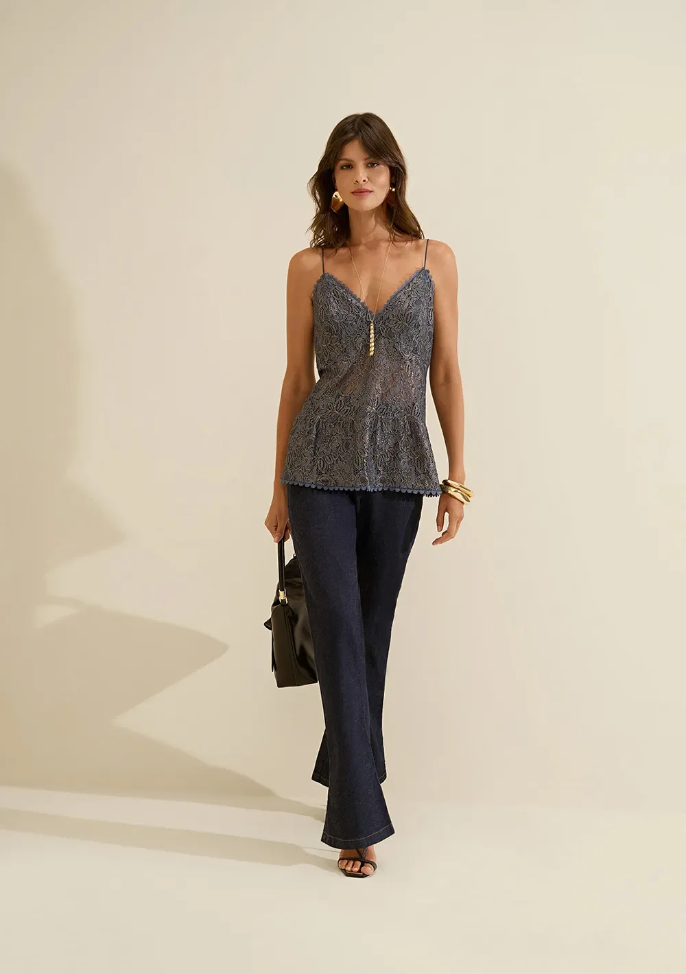 Calça Boot Cut Cafeeiro Azul