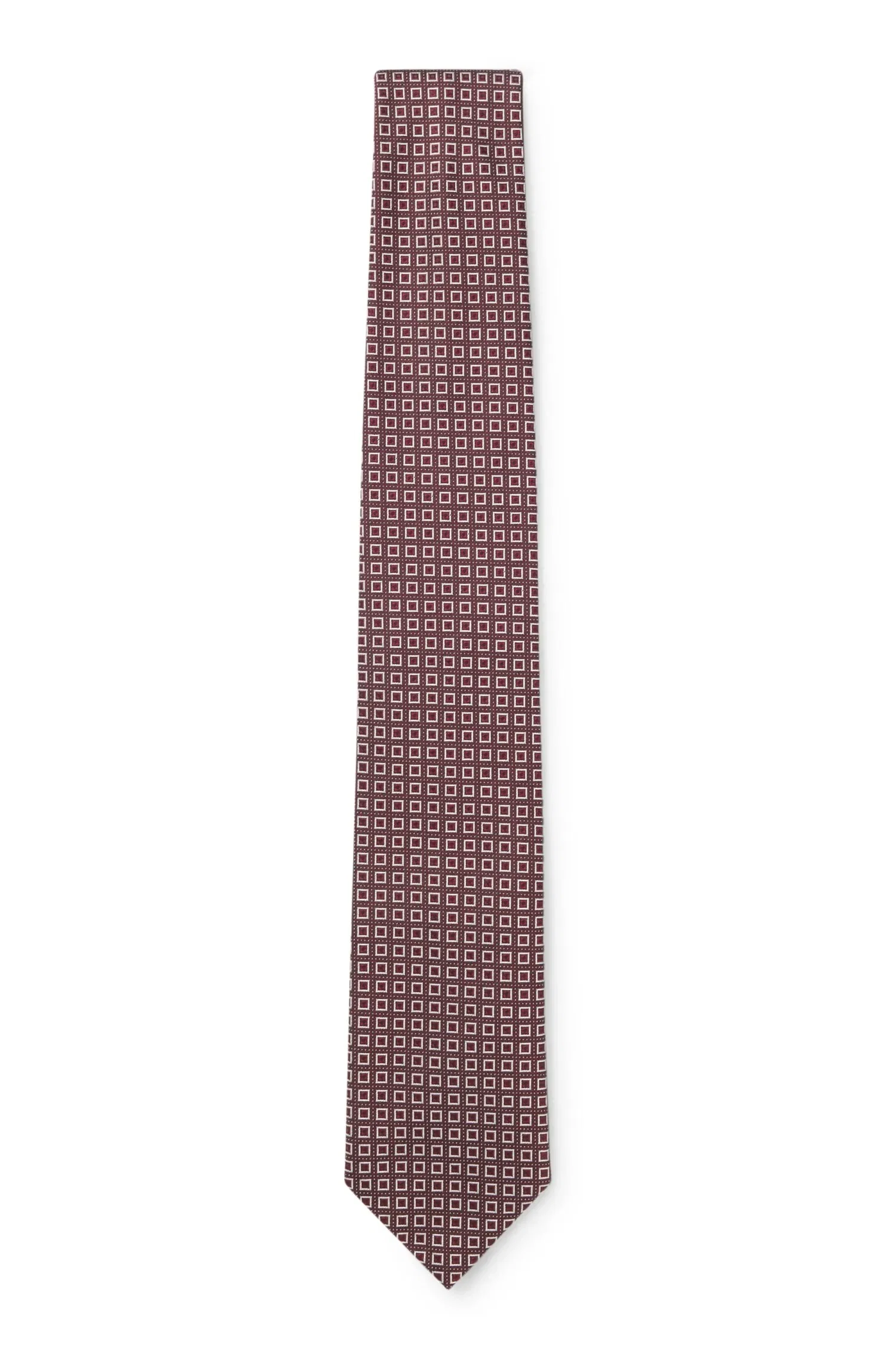 Gravata Em Mistura De Seda Com Jacquard Em Micropadrão — imagem 1