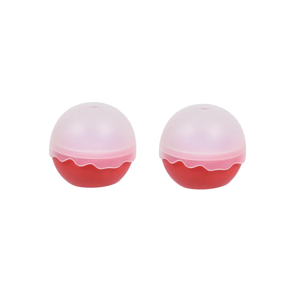 2 Formas de Gelo para Whisky em Silicone 7x7cm Kenya Vermelha