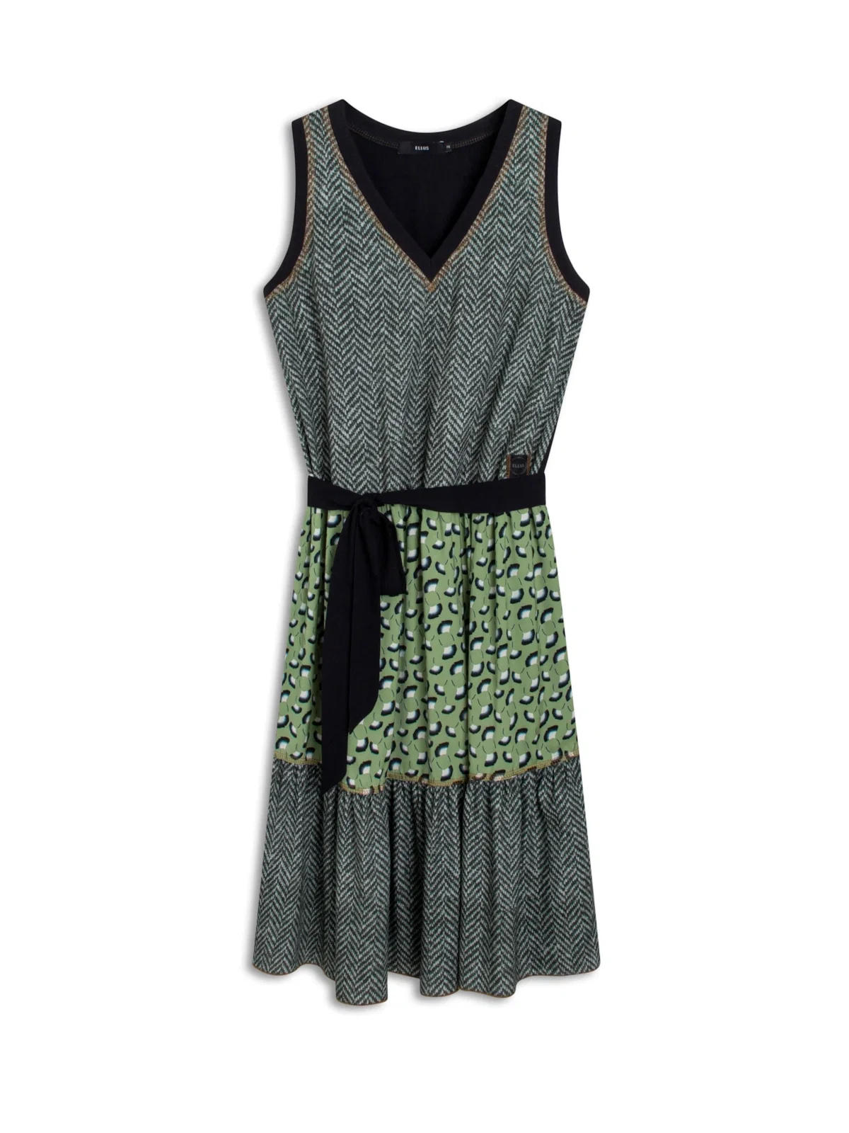 Vestido Regata Luna Chevron Estampado — imagem 1