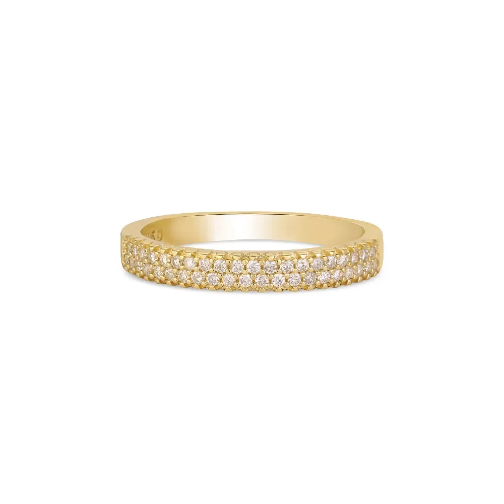 Anel Lumiere em Ouro Amarelo 18k com Diamantes — imagem 1
