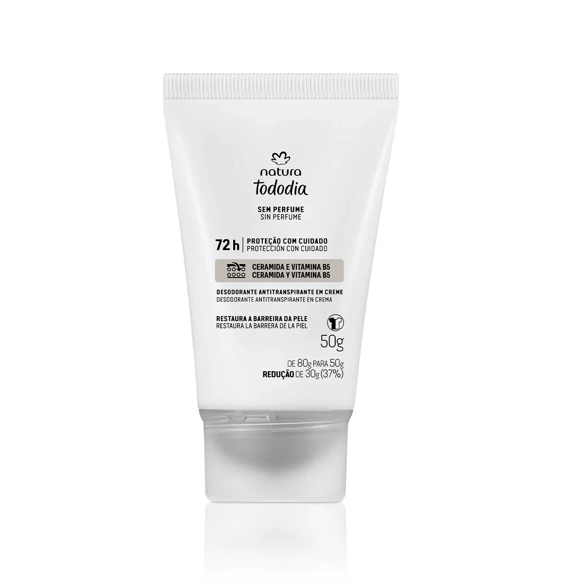 Desodorante Antitranspirante em Creme Tododia Sem Perfume 50g