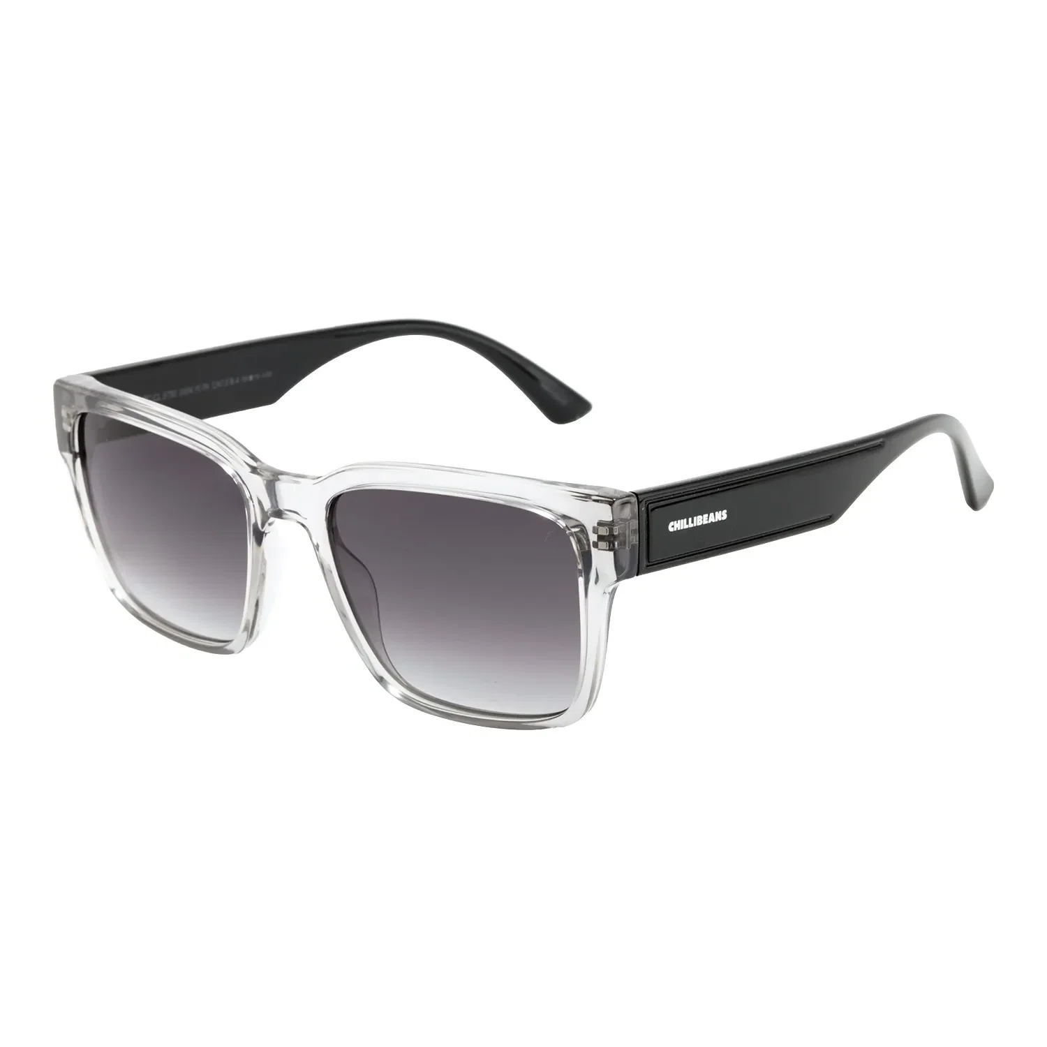 Óculos de Sol Feminino Chilli Beans Quadrado Degrade Cinza — imagem 1