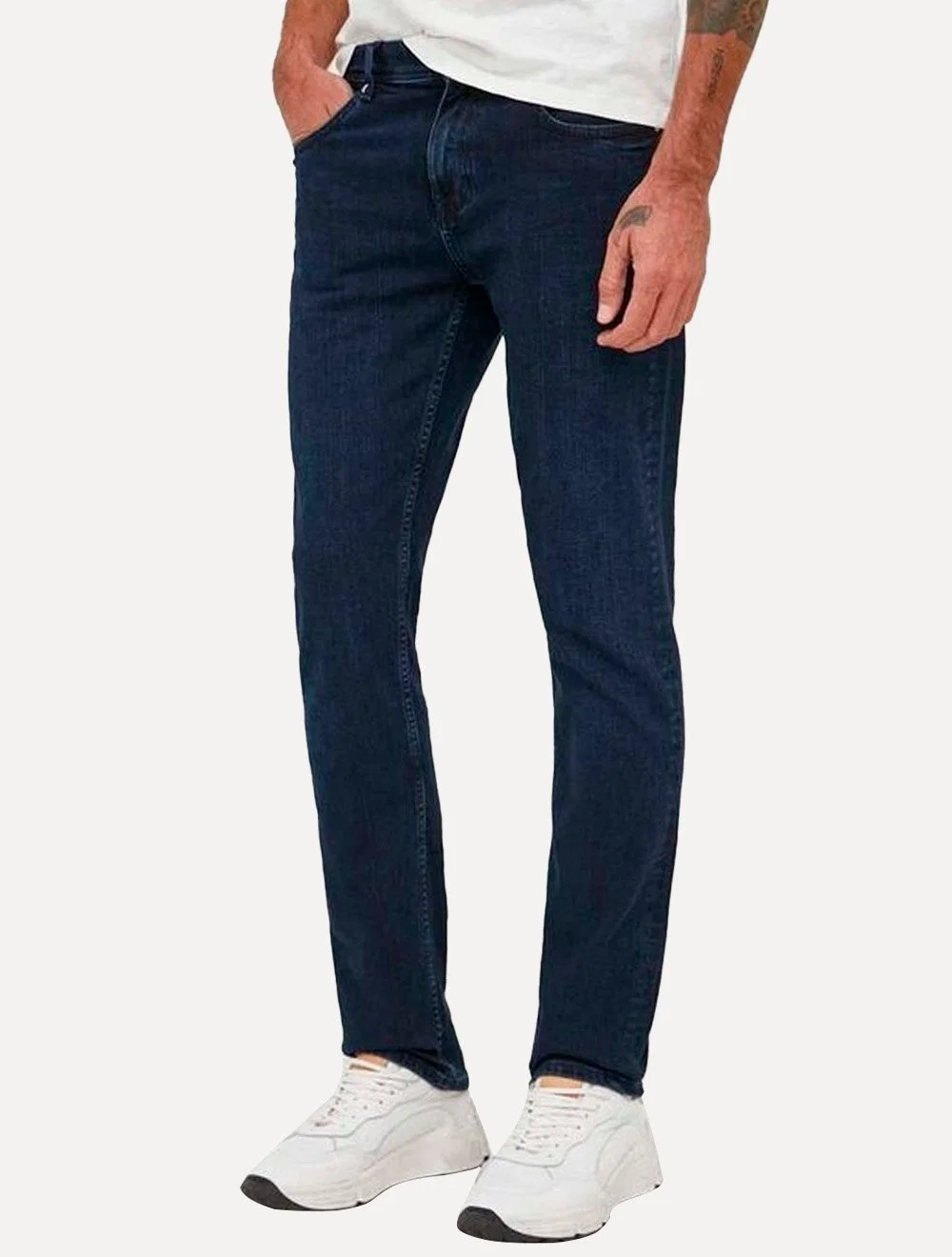 Calça Tommy Hilfiger Jeans Masculina Slim Bleecker Azul Dark