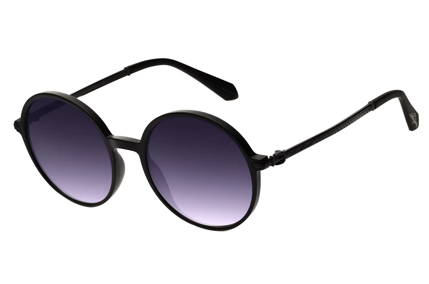 Óculos de Sol Feminino Rolling Stones Redondo Fashion Preto — imagem 1