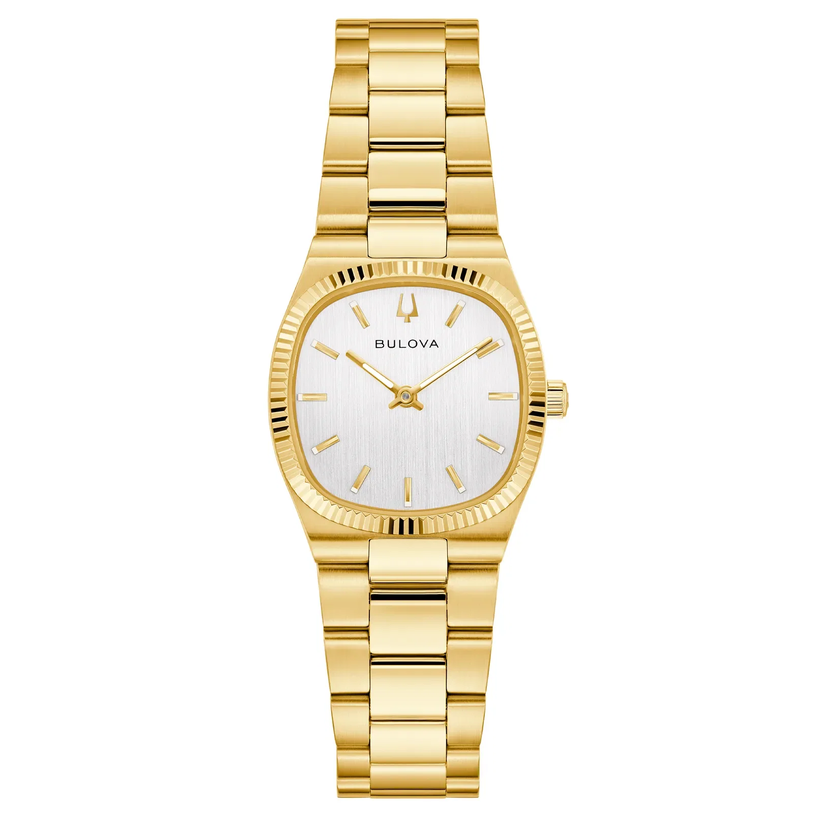 Relógio Bulova Super Seville Feminino em Aço Dourado 97L189N