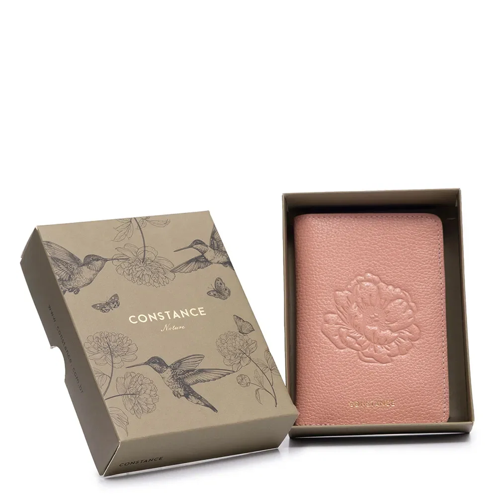 Carteira Couro Nature Rosa — imagem 1