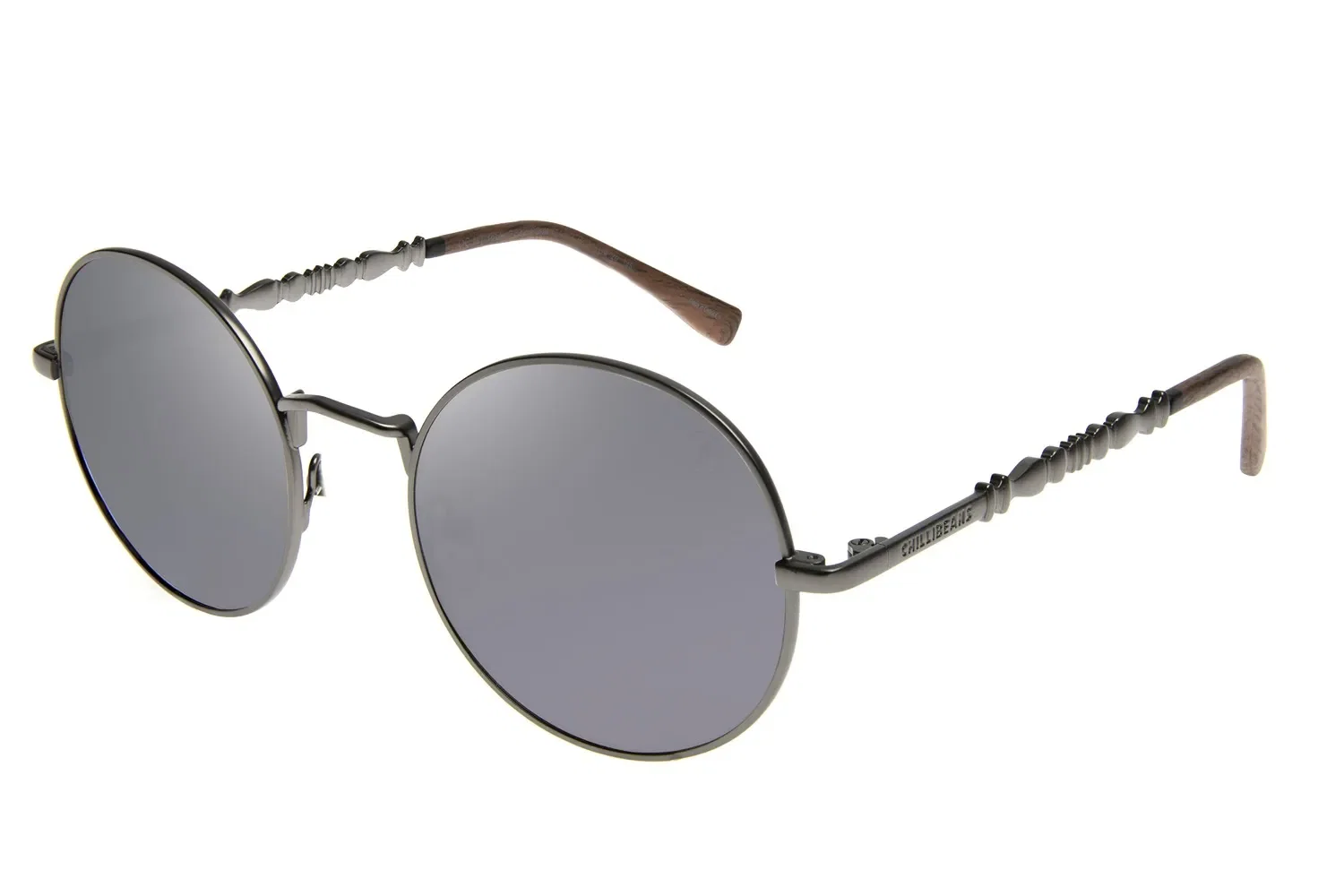 Óculos de Sol Feminino New Retrô Redondo Ônix — imagem 1
