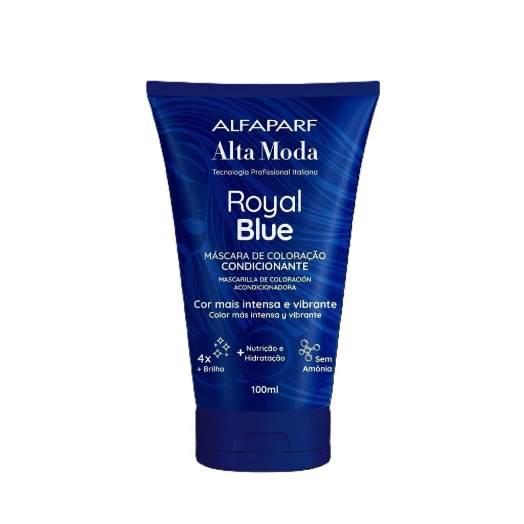 Máscara Pigmentante Alta Moda Royal Blue 100ml