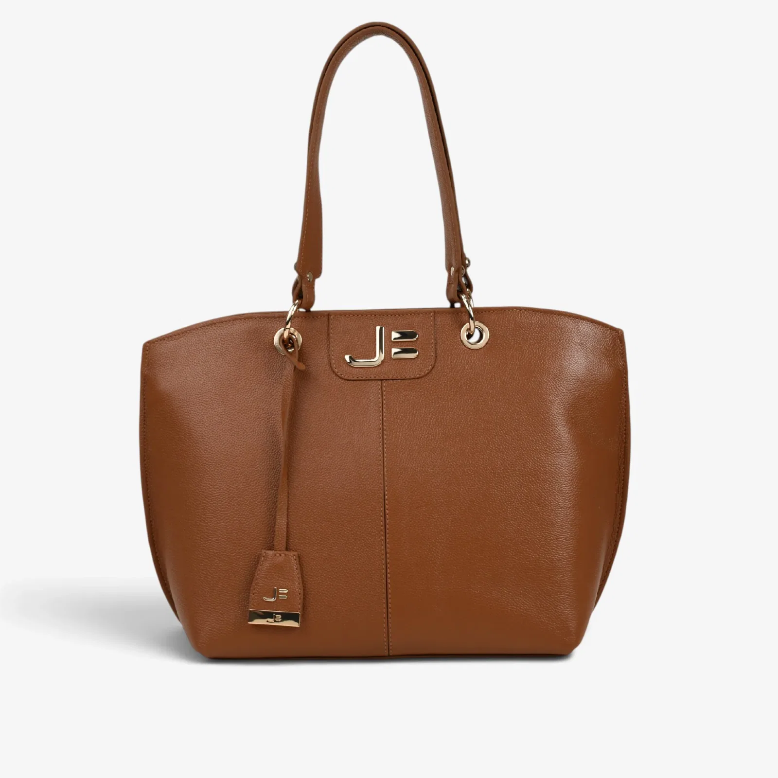 Bolsa Shopping Caramelo Mascavo Couro — imagem 1