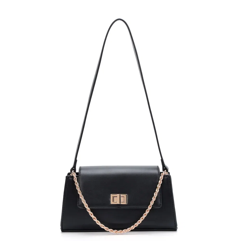 Clutch Estruturada Corrente Preta — imagem 1