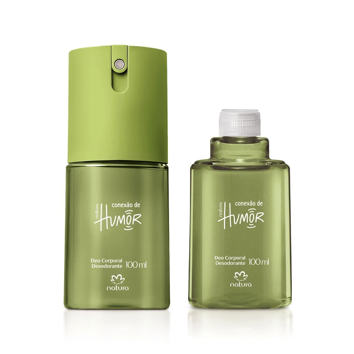Kit Desodorante Corporal Humor Conexão Masculino com Refil
