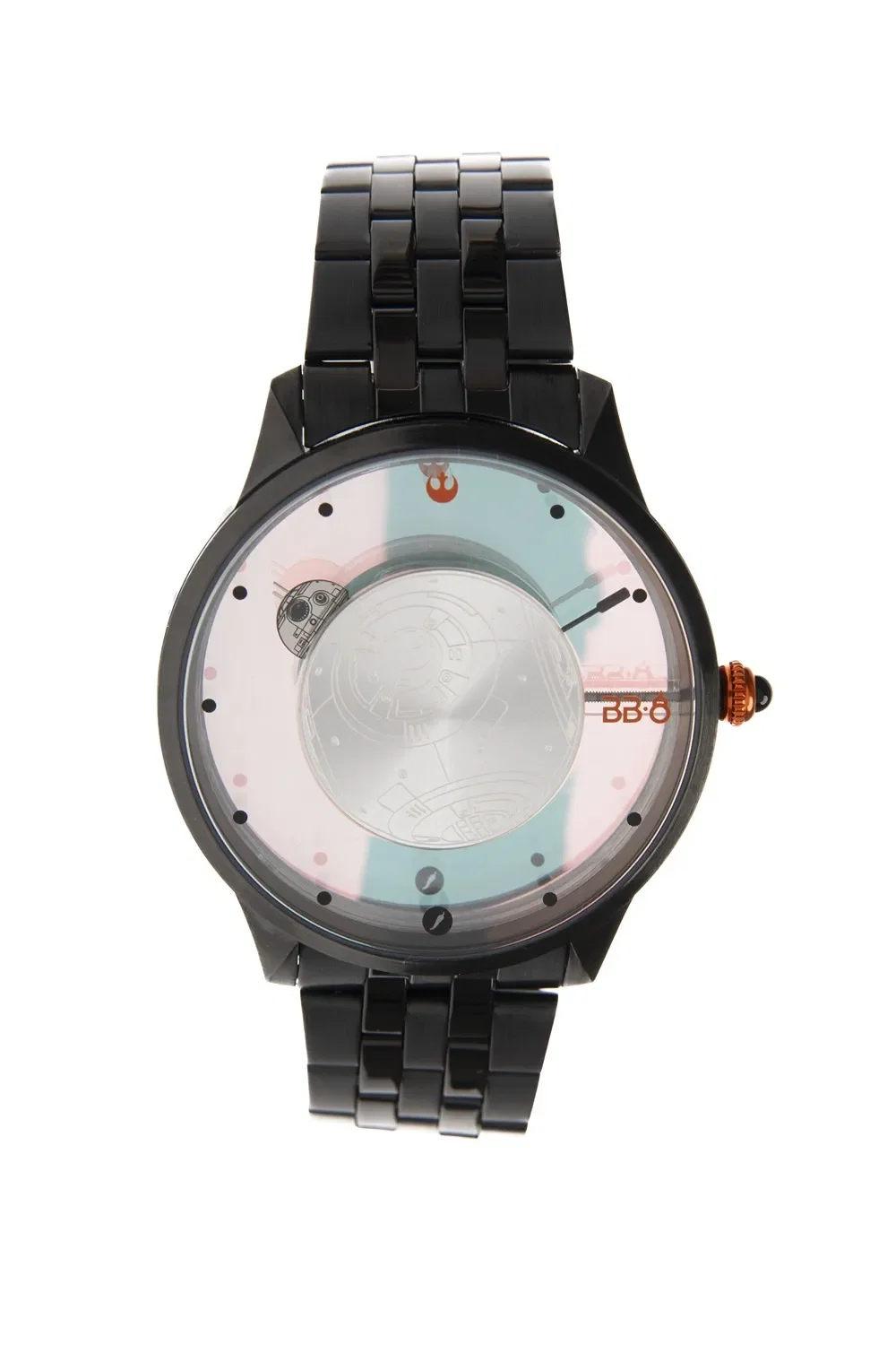 Relógio Analógico Masculino Star Wars BB-8 Preto — imagem 1