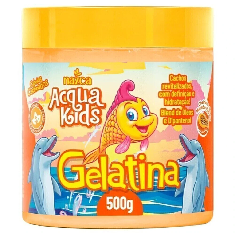 Gelatina Acqua Kids Cabelos Cacheados 500g