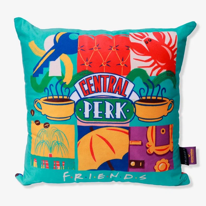 Almofada Fibra Veludo 40X40CM Friends Central Perk